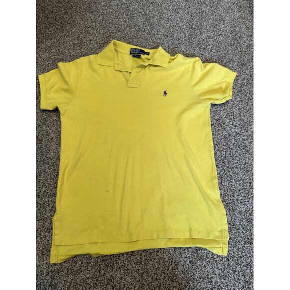 Lot of 4 Vintage Polo Ralph Lauren Short Sleeve Polo Shirts Mens Size Medium EUC - Picture 6 of 8